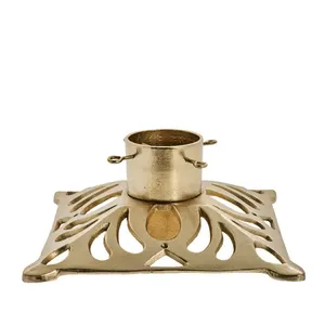 Soporte de árbol de Navidad plegable ecológico duradero hecho a mano clásico Construcción de Metal Base de Color personalizada tornillos de árboles frescos - Product Image 2