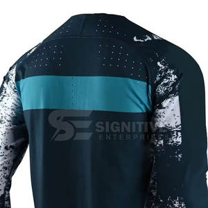 Jersey de Motocross con Material de Secado Rápido para Carreras de Alta Velocidad, Jersey de Motocross con Paneles de Malla Ventilada - Product Image 6