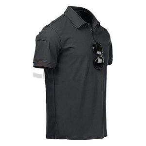 Calidad Premium Hombres Mujeres Unisex OEM Logotipo personalizado Impreso Polos Color sólido Publicidad Camisetas En blanco Liso Personalizable - Product Image 1