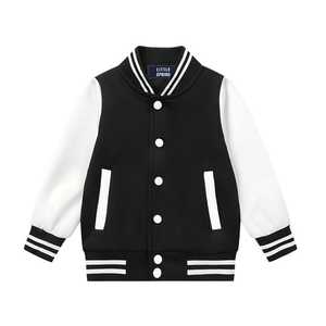 Varsity Jacket Zip Up Letterman Jacket Survêtement Printemps Automne Vêtements Rose Chaud - Product Image 3