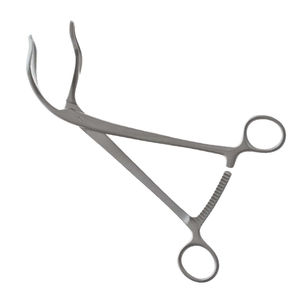 Somer 22.5cm allemand acier inoxydable manuel utérin ascenseur pince 32mm mâchoire largeur sans rouille Instrument chirurgical base CE - Product Image 1