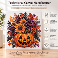Toile de peinture diamantée personnalisée avec cadre en bois massif et panneau arrière en MDF, contour imprimé personnalisé pour artisanat DIY et décoration intérieure