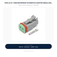 DT06-2S 2P 1.5mm adaptateur automobile étanche connecteur femelle usine en gros prise série DT avec T LOGO