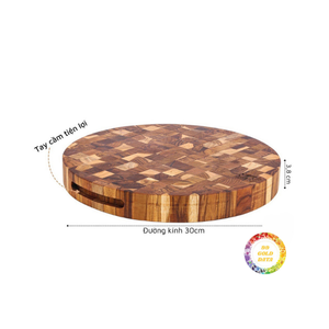 Plateau de service artisanal en bois d'acacia, design moderne, écologique, pour la décoration de la maison et la vaisselle, prix raisonnable - Product Image 1