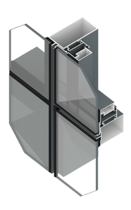 Profils de mur-rideau personnalisables de haute qualité série 6000 pour le traitement de soudage par pliage industriel de façade de bâtiment de grande hauteur - Product Image 5