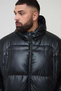 Chaqueta acolchada negra Shinney de alta calidad para mantener el calor, chaquetas acolchadas para hombre, chaqueta acolchada de invierno para hombre y mujer - Product Image 6