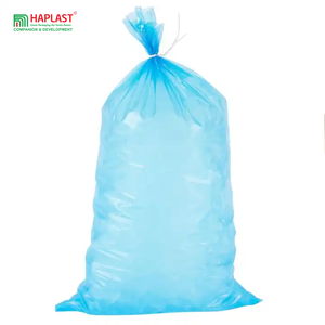 OEM/ODM Durable de gran tamaño 20 Lb Bolsa de almacenamiento de hielo Precio barato Bolsas de hielo con cordón de plástico transparente con cordón de algodón - Product Image 3