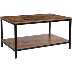 Marble Top & Frame Coffee Side <b>Table</b> Modern Design for Your Living Room or Lounge Space - Product Image 6