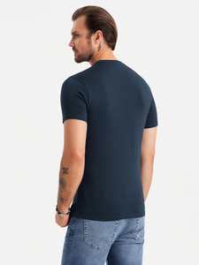 100% algodón microfibra peso pesado personalizado de gran tamaño de los hombres de Punto ligero Camiseta con estampado de Bambú - Product Image 3