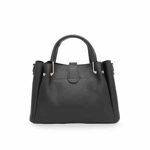 <b>Black</b> Formal P53395 <b>Hand</b> <b>Bag</b> Stylish Shopping <b>Bag</b> - Product Image 1