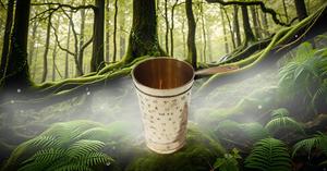 Koi Brass 12 onzas Mint Julep Cup Tamaño perfecto para su bebida de boda Característica ecológica - Product Image 5