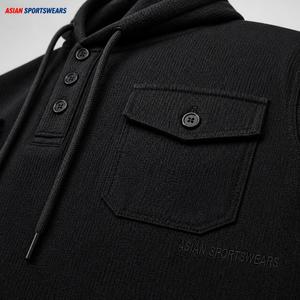 Custom Short Sleeve Hooded Knitted <b>T</b> <b>Shirt</b> Mens Casual Button Flap <b>Pocket</b> Plain Breathable Cotton Pullover Top - Product Image 4