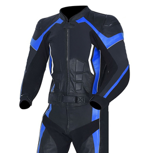 Combinaison de course de moto professionnelle personnalisée pour hommes, dernière conception en cuir, vêtements de course automobile, options de taille disponibles, vente en gros - Product Image 3
