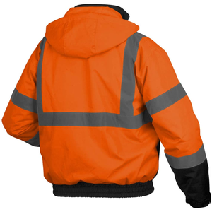 Gilet de sécurité réversible haute visibilité ANSI Classe 3 imperméable et lumineux pour le travail et la construction avec éléments réfléchissants - Product Image 3
