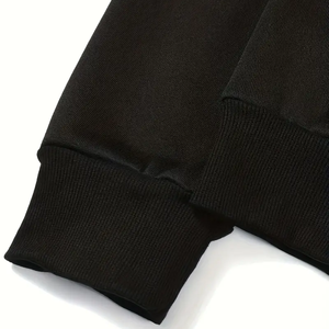 เสื้อสเวตเตอร์แบบสวมหัวสำหรับผู้ชายเสื้อฮู้ดผ้าฟลีซโอเวอร์ไซส์ออกแบบโลโก้ได้ตามต้องการ - Product Image 3