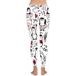 Ropa de yoga Temporada de otoño Sublimación Impresión Mujeres Leggings Venta al por mayor Mujeres de moda Fitness Leggings - Product Image 4