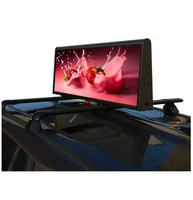 Écran publicitaire LED HD couleur plein écran imperméable pour toit de voiture en extérieur