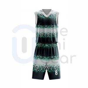 Uniforme de basket-ball personnalisé pour les jeunes à bas quantité minimale de commande ensemble haut Sublimation imprimer nom numéro Logo conception pour les Clubs de l'équipe scolaire vêtements de basket-ball - Product Image 6