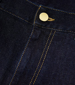 กางเกงยีนส์ขาตรงเข้ารูปมีซิปโอเวอร์ไซส์ทันสมัยสำหรับผู้ชายกางเกงยีนส์ทรงตรงฟอกสีเข้มสำหรับผู้ชาย - Product Image 5