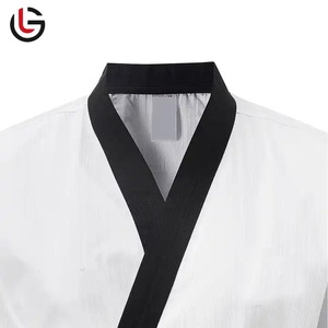 Uniforme de Artes Marciales de Poliéster/Algodón Transpirable y Duradero con Bordado Personalizado de Alta Calidad, Ropa de Taekwondo Elástica a Bajo Precio - Product Image 6
