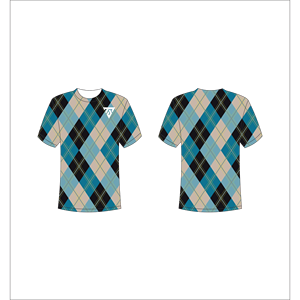 เสื้อยืดแขนสั้นลายอาร์ไกล์ผู้ชาย คอกลม ทรงปกติ สวมใส่สบาย ระบายอากาศดี Trackstar OEM แบรนด์ส่วนตัว TSI-G05-P0732 - Product Image 1