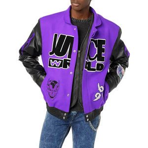 Veste de baseball courte style universitaire 2024 / Veste universitaire pour femme à manches longues, veste bomber courte - Product Image 6