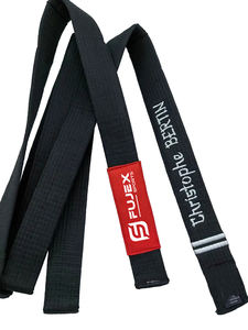 Cintura brasiliana di Jiu-Jitsu adulto Master <span class=keywords><strong>Coach</strong></span> BJJ livello bianco blu viola nero rosso personalizza - Product Image 2