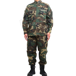 Ensemble uniforme homme personnalisé OEM respirant coupe-vent imprimé camouflage, tenue de travail extérieure à manches longues, vente chaude - Product Image 2