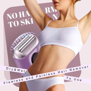 Afeitadora Eléctrica Portátil Mini, Afeitadora de Láminas, Resistente al Agua IPX7, Afeitadora Facial Húmeda/Seca con Pantalla LED y Carga USB Tipo-C - Product Image 3