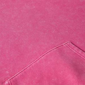 Basiques nouveau Style hommes sweats à capuche lavage à l'acide plaine couleur unie blanc grande taille poids lourd thermique hommes à capuche lavage à l'acide sweats à capuche - Product Image 5