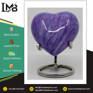 โกศใส่ศพวัสดุอลูมิเนียมรูปหัวใจขี้เถ้าศพออกแบบได้ตามต้องการ - Product Image 3