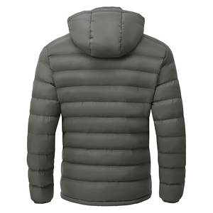 Chaqueta Acolchada con Capucha Resistente al Agua para Hombre, Chaqueta de Invierno Ligera y Cálida, Diseño con Bolsillos, Proveedor al por Mayor - Product Image 2