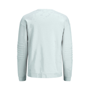 2025 gros hommes sweats meilleur tissu coton mélangé personnalisé sweat-shirt uni personnalisé hommes sweat-shirt vêtements - Product Image 2