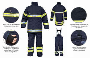 ชุดทำงานทนไฟแบบระบายอากาศได้ ขนาดใหญ่พิเศษ ผลิตตามสั่งจากโรงงาน ปี 2025 สำหรับฝึกอบรมดับเพลิง ความปลอดภัย ป้องกันการแทง แห้งเร็ว - Product Image 6