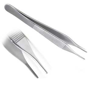 Pince à épiler Adson Durable Pince à épiler Adson avec poignée antidérapante Ensemble de pinces Adson Parfait pour une utilisation médicale et de beauté Instruments chirurgicaux en acier inoxydable - Product Image 3