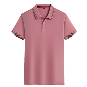 Camiseta Polo de Verano para Hombre, Informal, Ecológica, de Algodón, Nueva Llegada, Manga Corta, Diseño Estampado, Tejido de Punto Duradero - Product Image 5