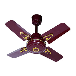 Ventilador de aspas de Metal de techo grande de Color, ventilador de techo de luz clásica de lujo eléctrico de CA de alta velocidad, hoja plegable HFBH - Product Image 1