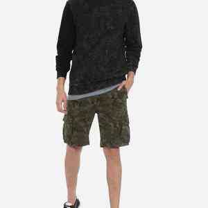 Shorts cargo en nylon personnalisés avec logo pour hommes, streetwear surdimensionné, utilitaire, multi-poches, décontracté d'été - Product Image 3