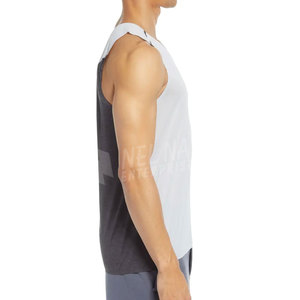 Camiseta sin mangas de gimnasio para hombre, precio barato, superventas en línea, diseño personalizado y tamaño, uso físico, camiseta sin mangas para gimnasio para hombre - Product Image 4