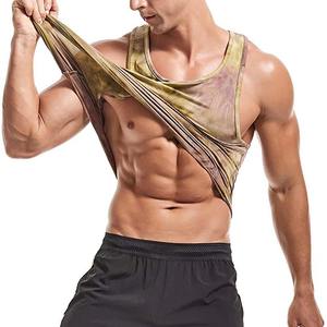 Camiseta sin mangas para hombre con logotipo impreso personalizado OEM, chaleco de sublimación de poliéster de Color puro, camiseta de verano de tela en blanco para diseño personalizado - Product Image 4