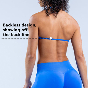 Conjunto de yoga transpirable y sostenible Sujetador deportivo de cintura alta Leggings de entrenamiento Conjunto de fitness sin costuras para mujeres - Product Image 4