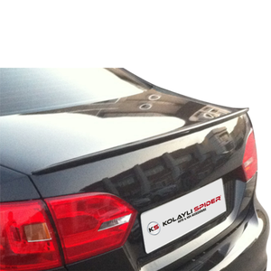 Volkswagen Jetta 2012-2017 FRP Single Deck <b>Rear</b> Trunk <b>Spoiler</b>-Replacement Tail Wing - Product Image 2