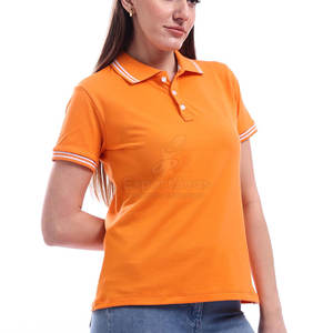 Polo de algodón suave con cuello acanalado y puños de manga Polo de ajuste clásico con tela duradera y apariencia elegante - Product Image 3