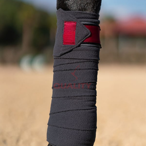 แผ่นปิดขาม้าแบบผ้าพันสไตล์โปโลบุนวมทนทานสำหรับฝึกขี่ม้าและป้องกันขาม้าทุกวัน - Product Image 6