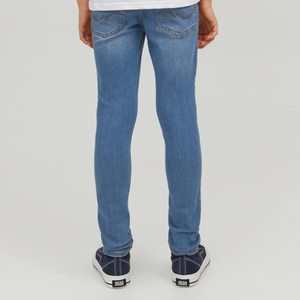 En stock Pantalon en jean décontracté pour hommes, coupe droite régulière, style High Street, techniques délavées, à des prix abordables - Product Image 3