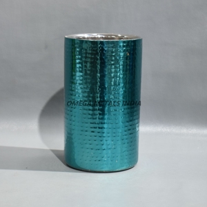 Seau à glace élégant en acier inoxydable, refroidisseur de vin et de champagne en étain galvanisé avec poignées uniques pour boissons froides - Product Image 2