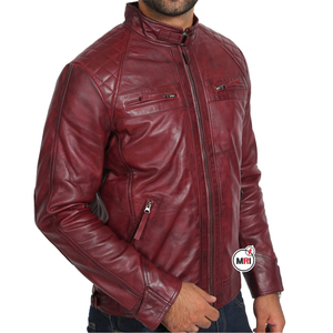 Chaqueta de cuero para hombre colección de invierno Warm Up Pure Leather Stuff chaquetas de cuero genuino de alta calidad para hombres - Product Image 6