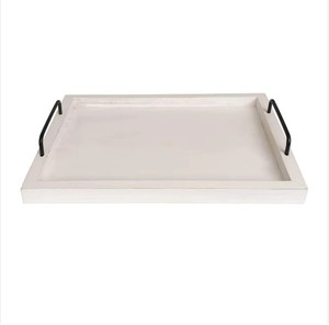 ถาดไม้มะม่วงพร้อมที่จับเชือกถาดเสิร์ฟผลไม้สีน้ำตาลแนวชนบท - Product Image 6