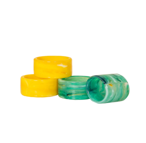 แหวนผ้าเช็ดปากเรซิ่นรูปดาวทรงกลมที่ใส่แหวนผ้าเช็ดปาก - Product Image 5