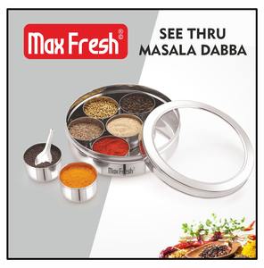 Especiero Transparente de Acero Inoxidable Maxfresh con 7 Especias y una Cuchara de Alta Calidad - Product Image 4